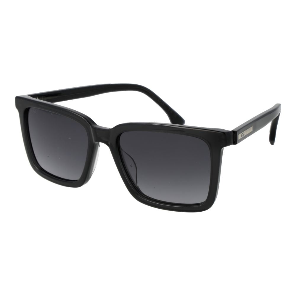 Grey Acetate Rectangle Sunglasses