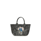Medium Trapeze Flower-Print Shoulder Bag