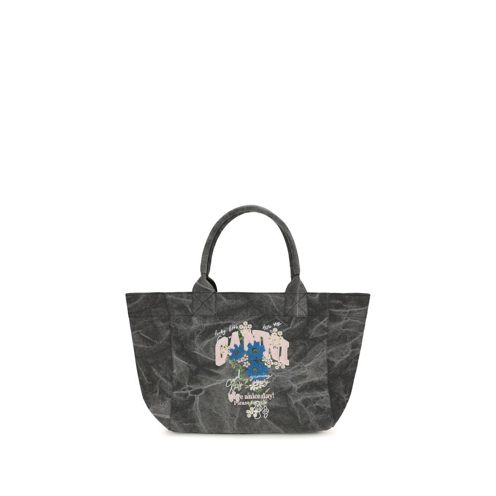 Medium Trapeze Flower-Print Shoulder Bag