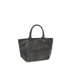 Medium Trapeze Flower-Print Shoulder Bag