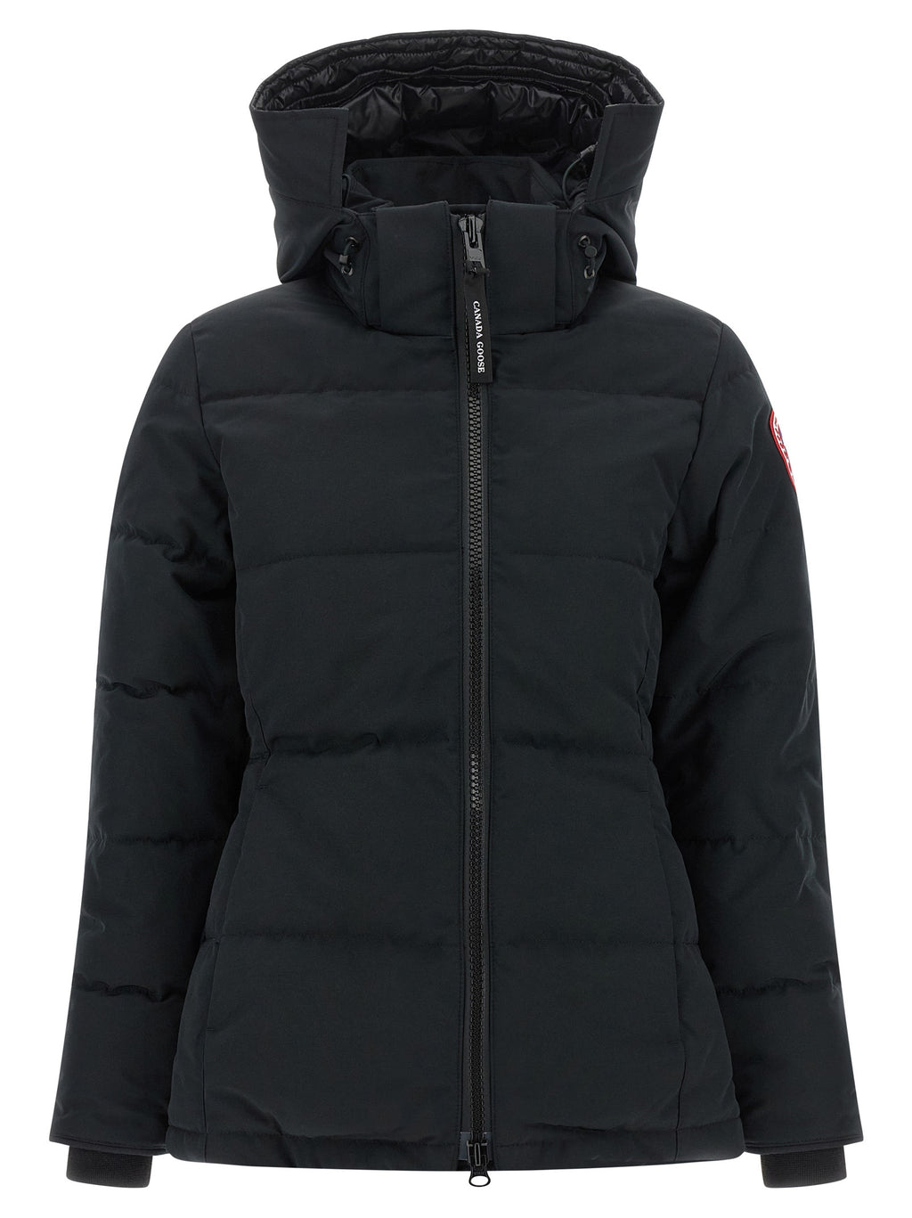 Black Polyester Chelsea Parka