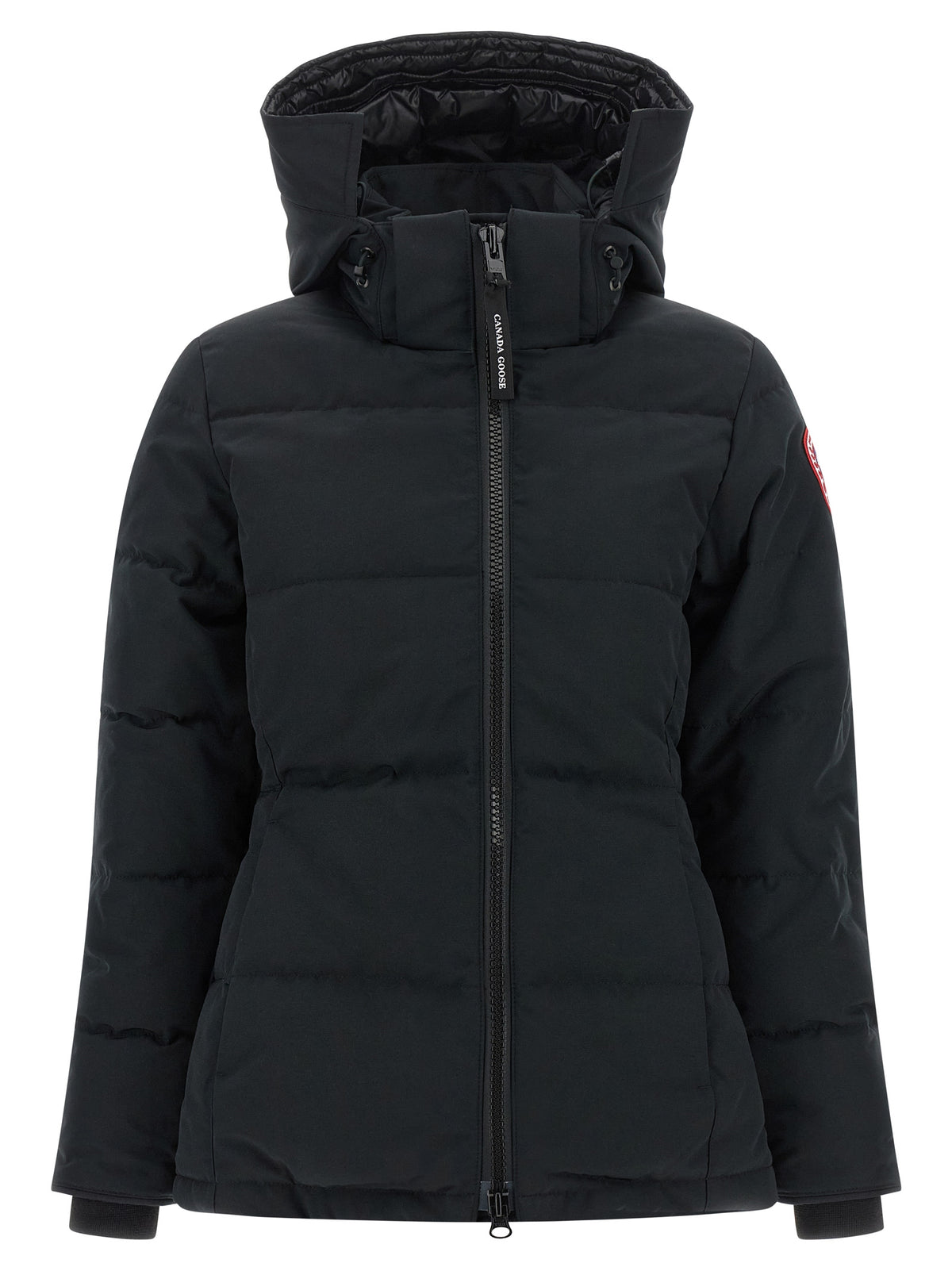 Black Polyester Chelsea Parka