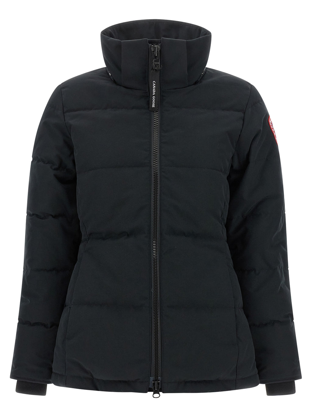 Black Polyester Chelsea Parka