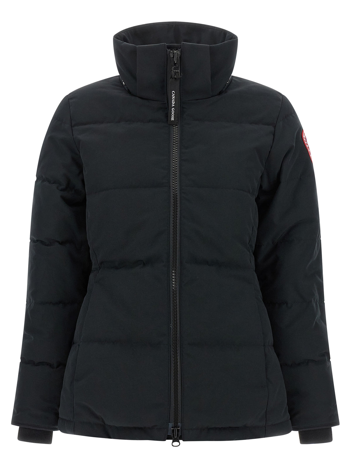 Black Polyester Chelsea Parka