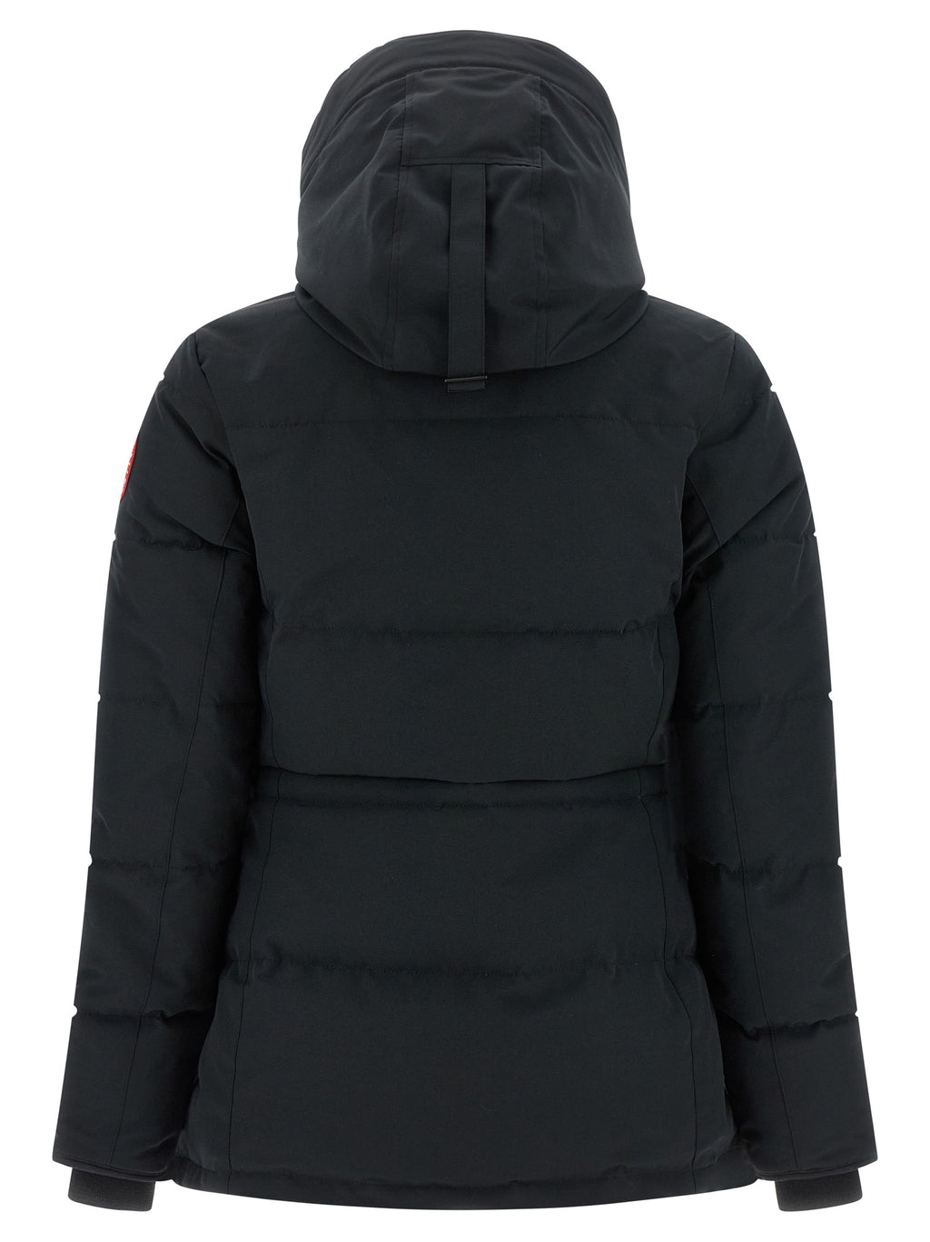 Black Polyester Chelsea Parka