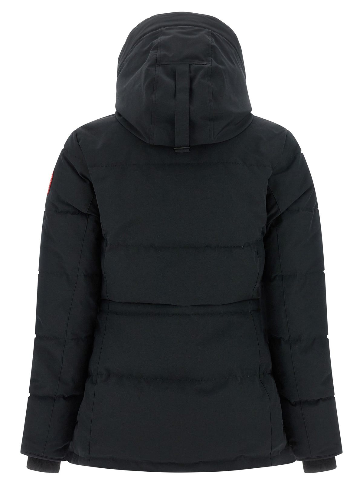 Black Polyester Chelsea Parka