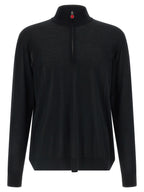 Fine Wool Mock Neck Cardigan
