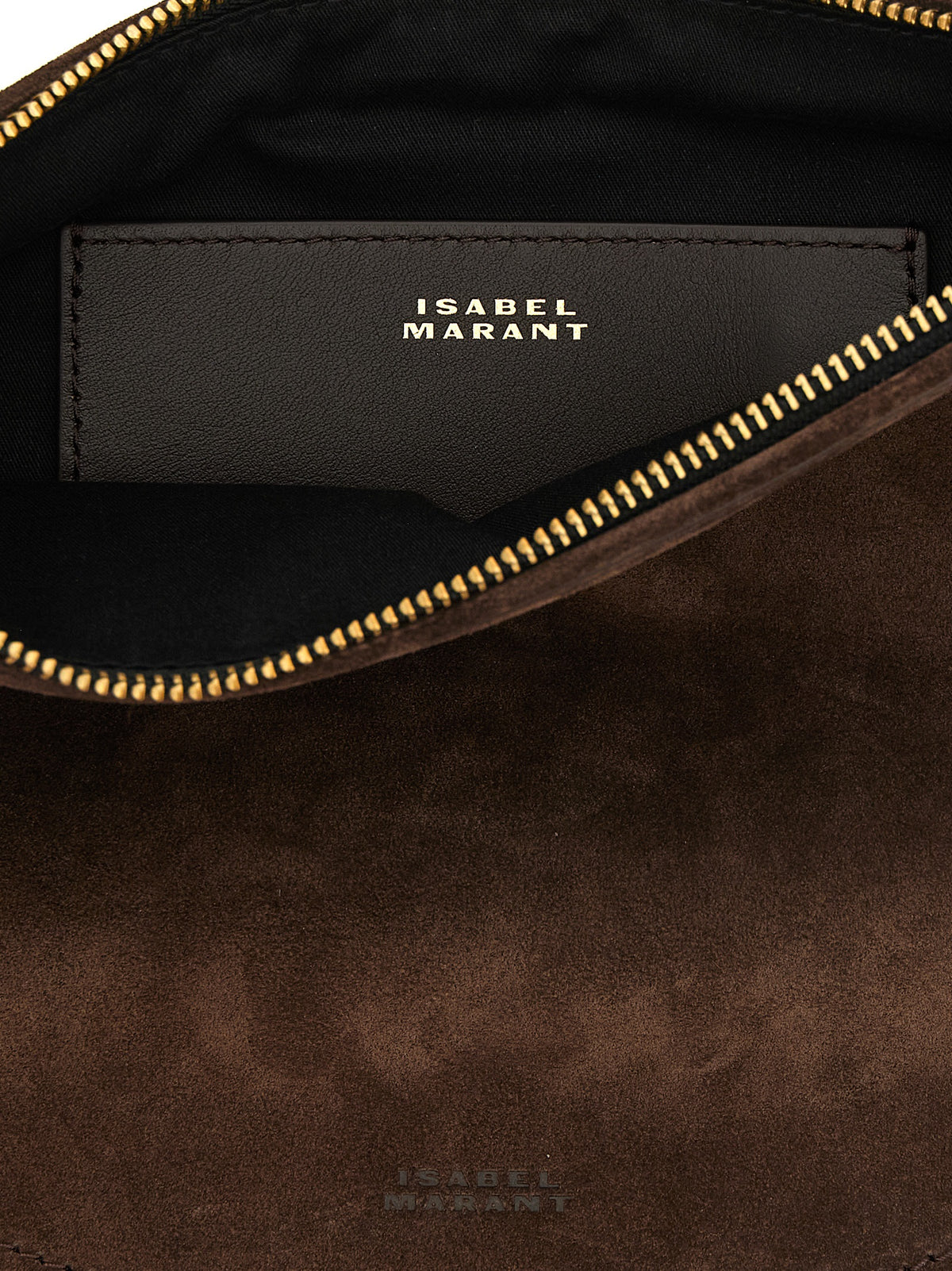 Coffee-Colored Cow Leather Oskan Soft Zip Handbag