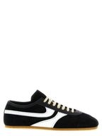 Bicolor Calfskin Athletic Sneakers