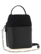 Small Black Calfskin Shoulder Bag