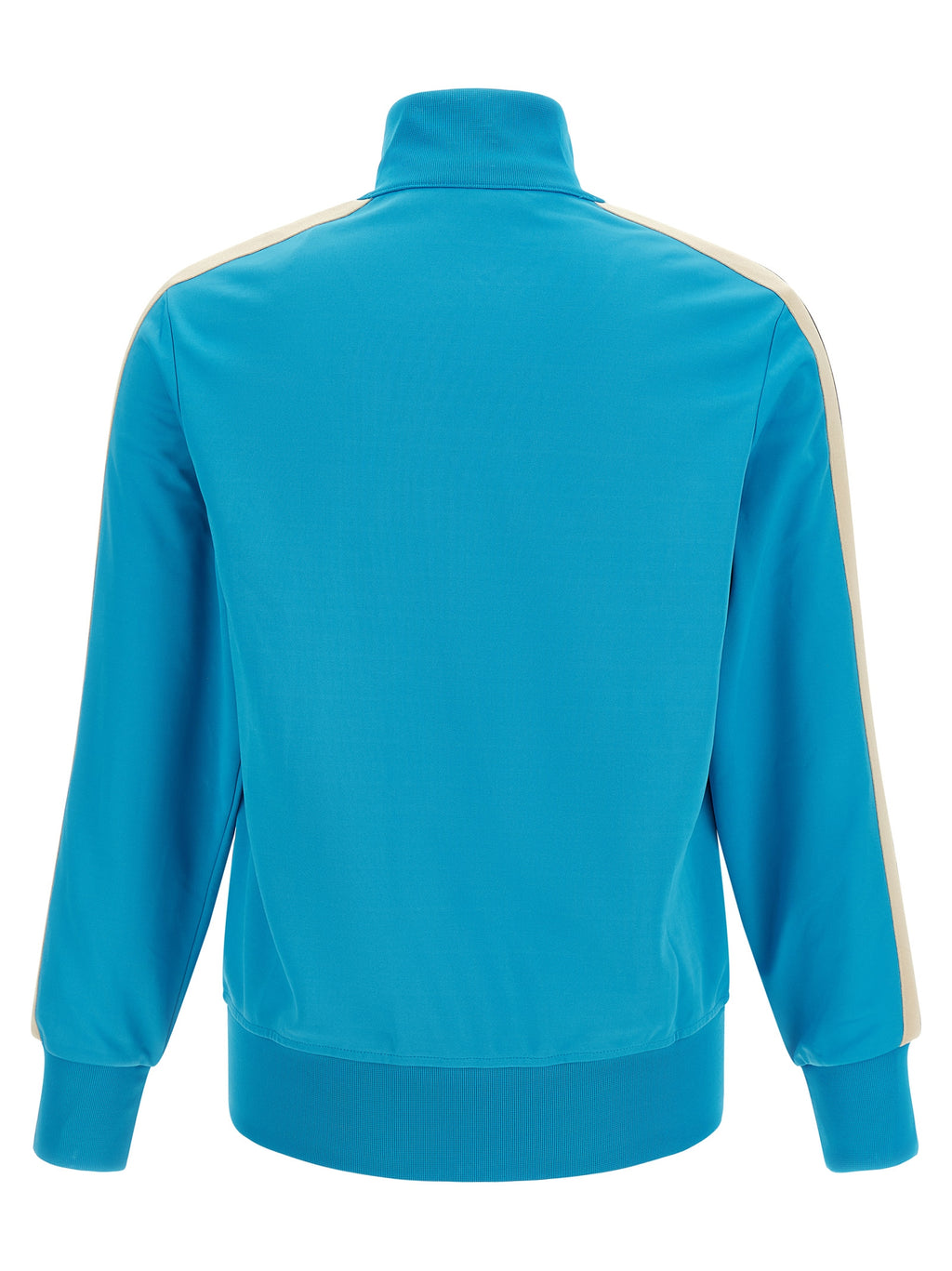 Light Blue Polyester Track Sweatshirt