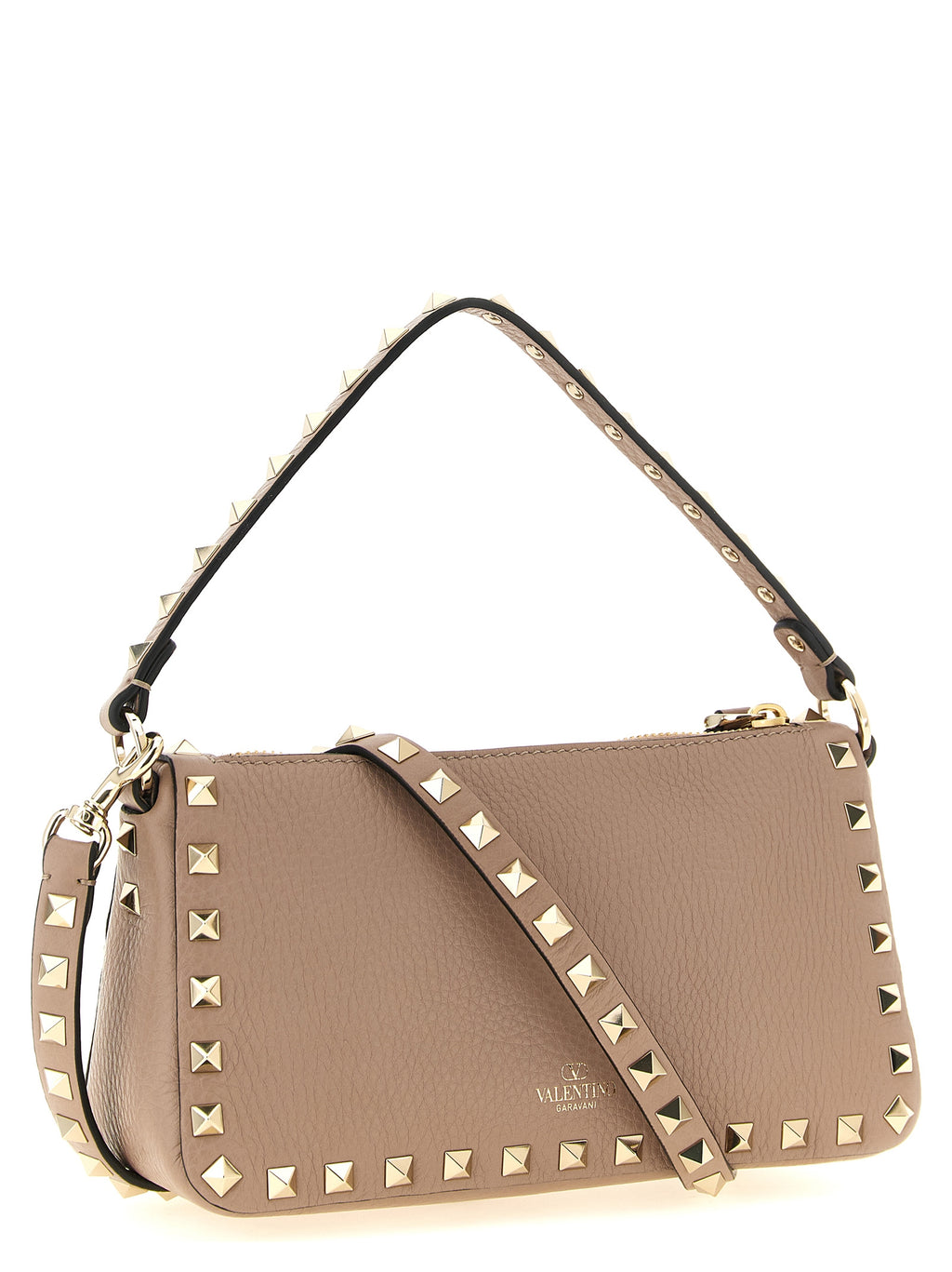 Small Pink Calfskin Shoulder Bag