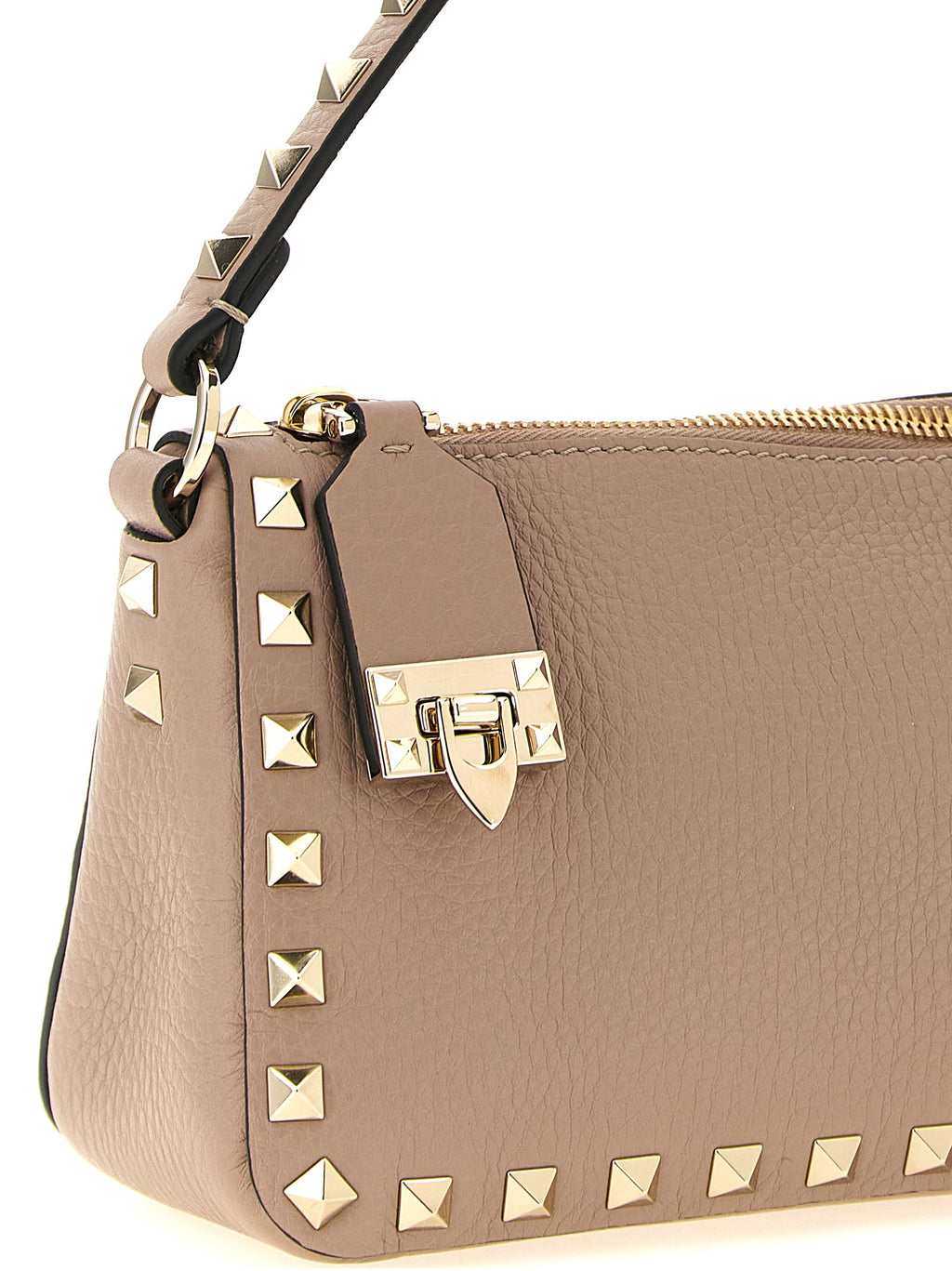 Small Pink Calfskin Shoulder Bag