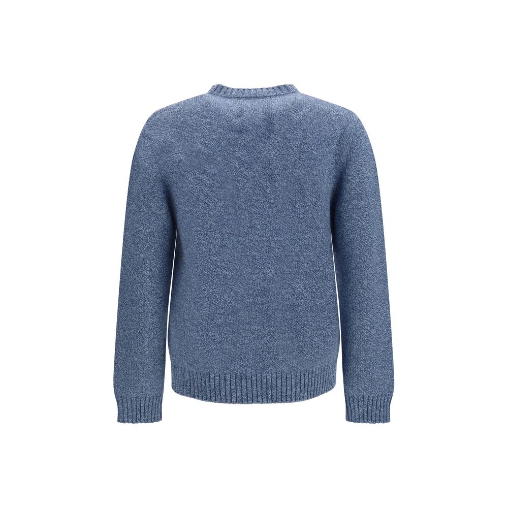 Butterfly Embroidered Wool Sweatshirt
