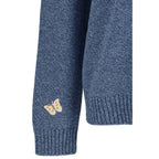 Butterfly Embroidered Wool Sweatshirt