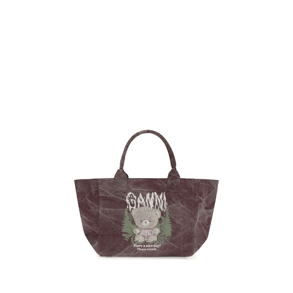 Medium Trapeze Teddy Print Shoulder Bag