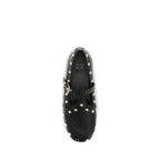 Mary Jenny Pebbled Leather Ballet Flats