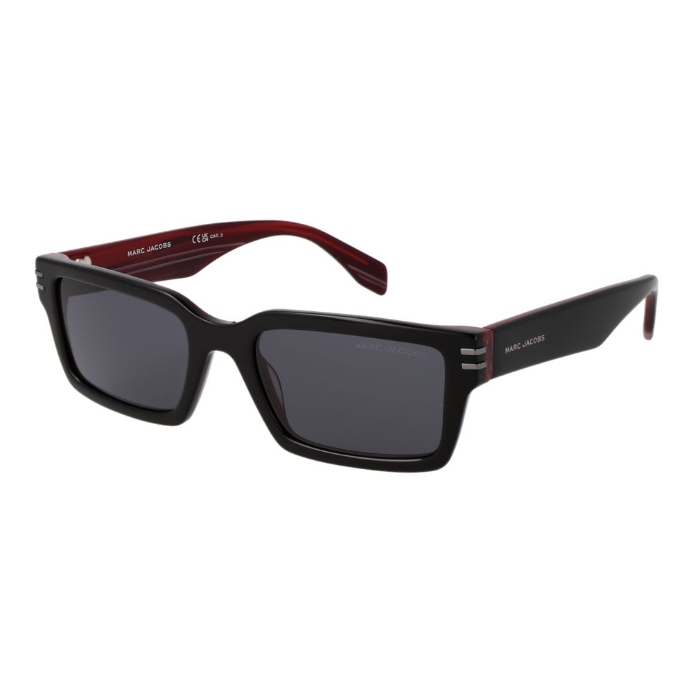 Black Acetate Rectangle Sunglasses