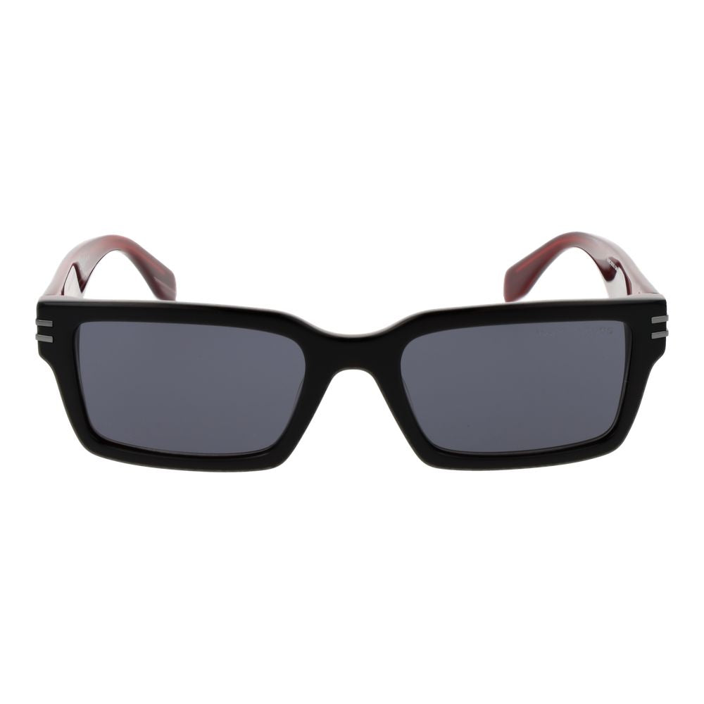 Black Acetate Rectangle Sunglasses