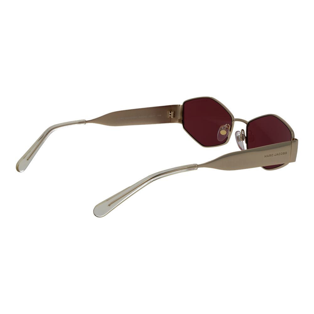 Gold Metal Full‑Rim Sunglasses