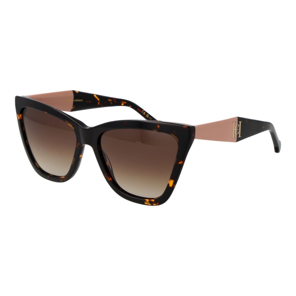 Brown Acetate Cat Eye Sunglasses