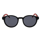 Panto Black Plastic Sunglasses