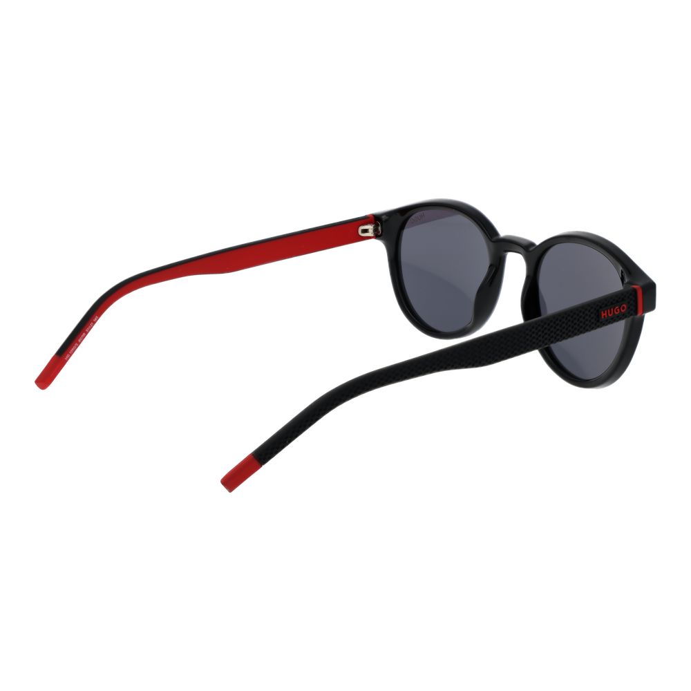 Panto Black Plastic Sunglasses
