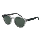 Grey Plastic Panto Sunglasses