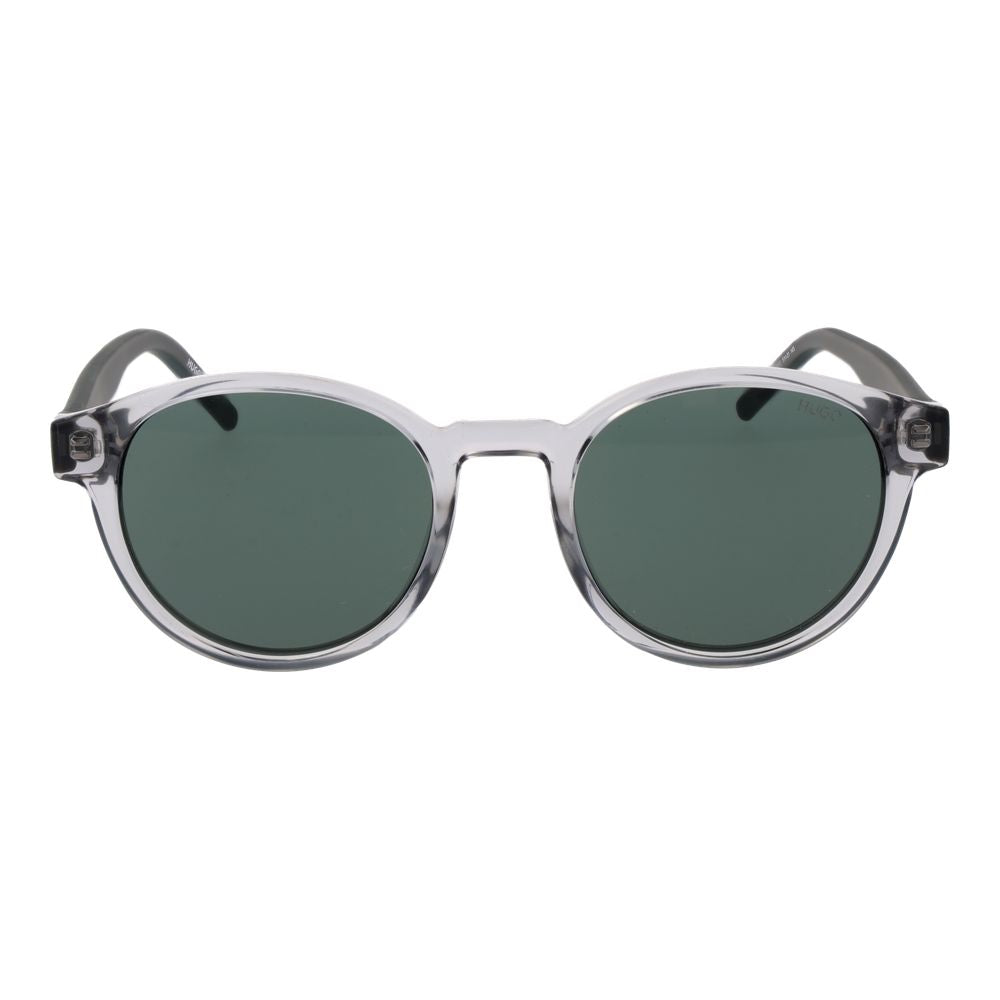 Grey Plastic Panto Sunglasses