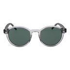 Grey Plastic Panto Sunglasses