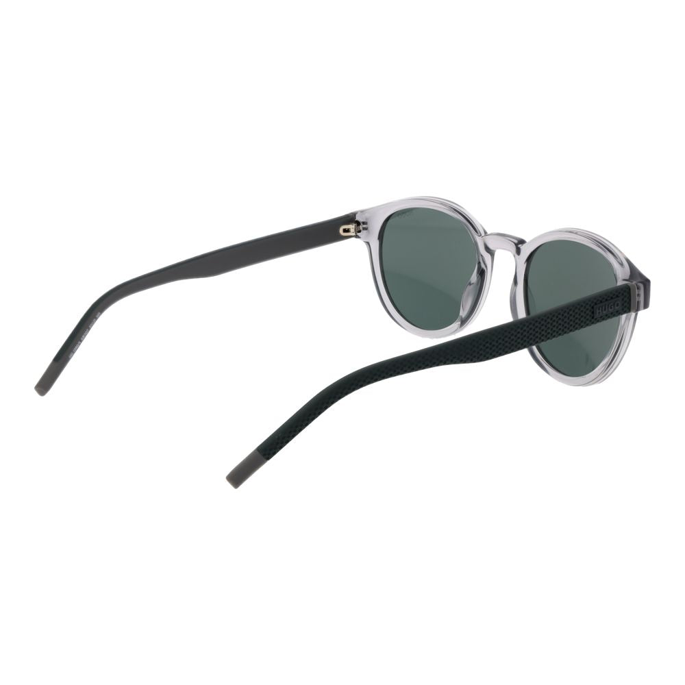 Grey Plastic Panto Sunglasses
