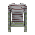 Striped Cotton Double‑Sleeve T‑Shirt