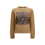 Teddy Brushed Alpaca Crewneck Sweater