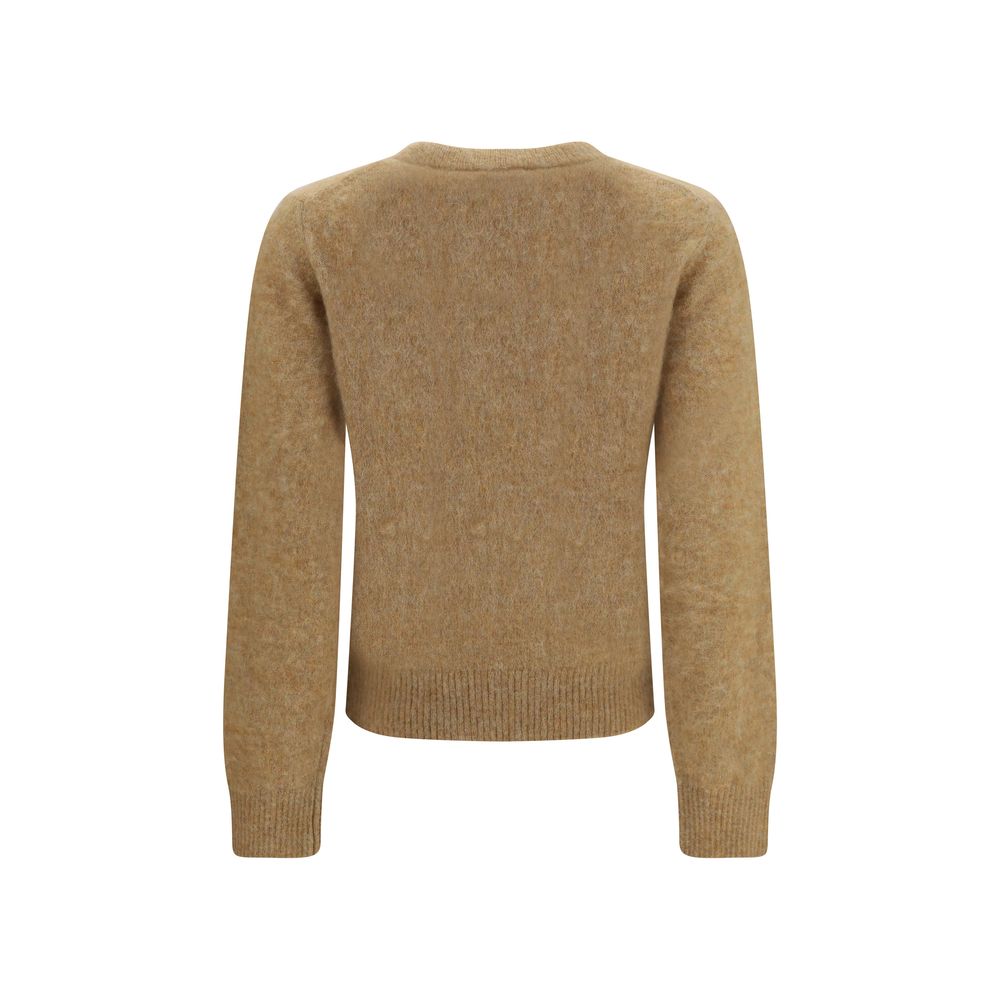 Teddy Brushed Alpaca Crewneck Sweater