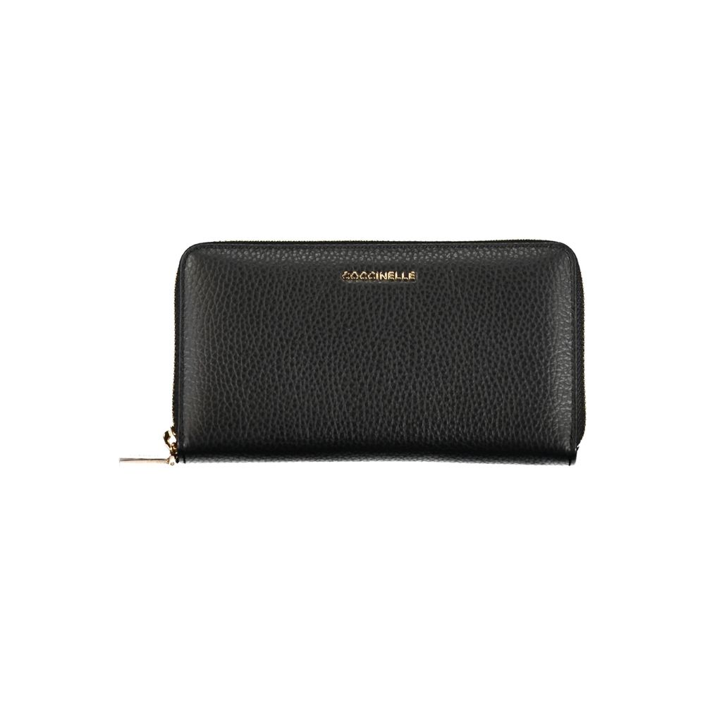 Premium Leather Zip-Closure Wallet