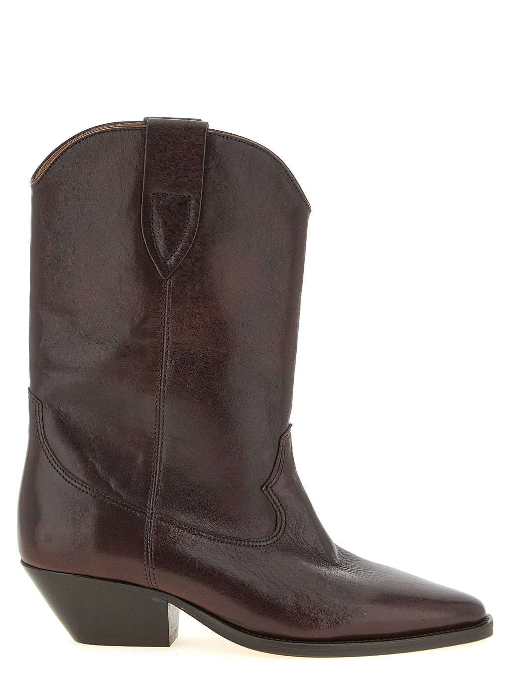 Smooth Brown Cowhide Duerto Texan Chelsea Boots