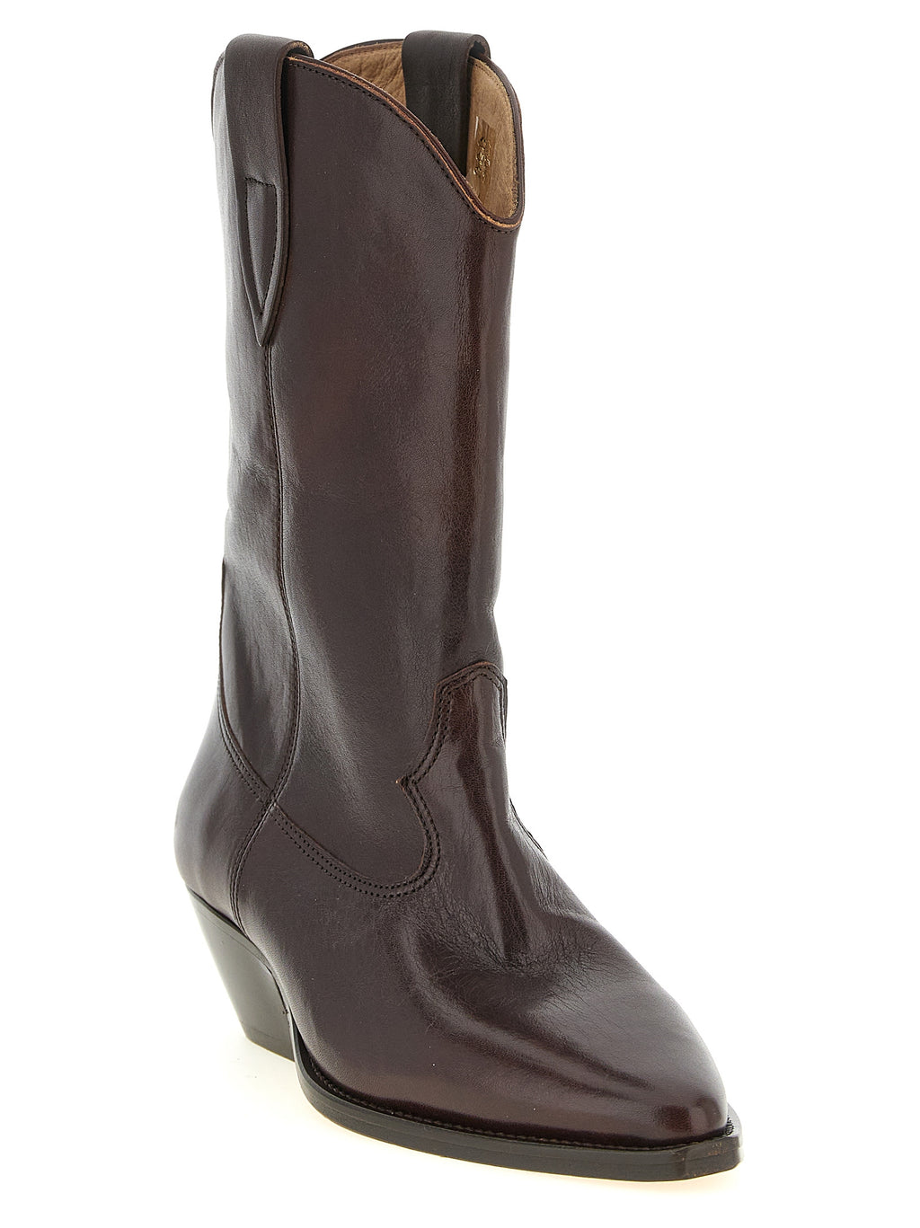 Smooth Brown Cowhide Duerto Texan Chelsea Boots