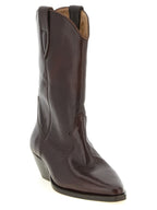 Smooth Brown Cowhide Duerto Texan Chelsea Boots