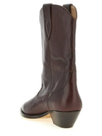 Smooth Brown Cowhide Duerto Texan Chelsea Boots