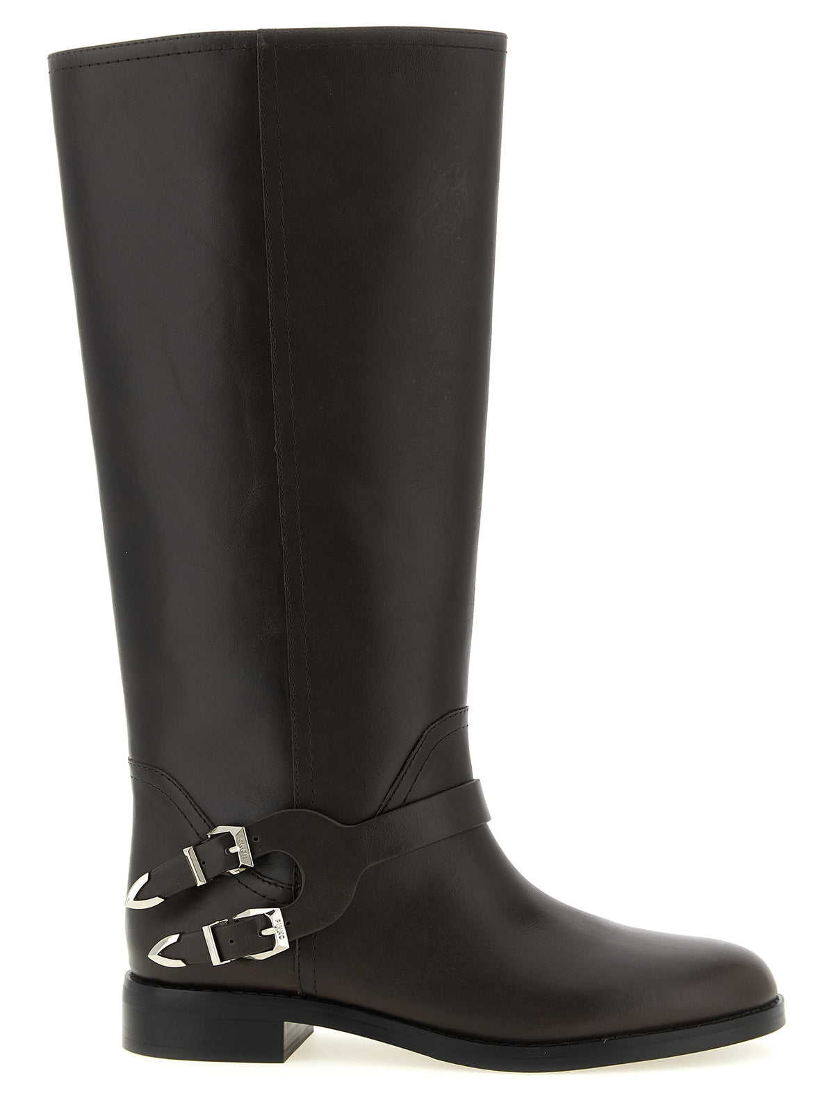 Cowhide Cheval Over-The-Knee Boots
