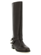 Cowhide Cheval Over-The-Knee Boots