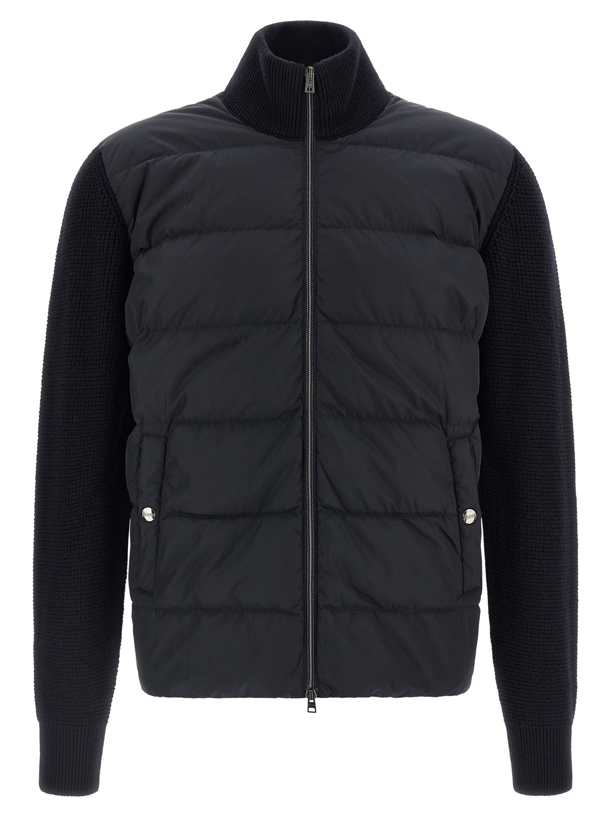 Blue Wool Hybrid Jacket