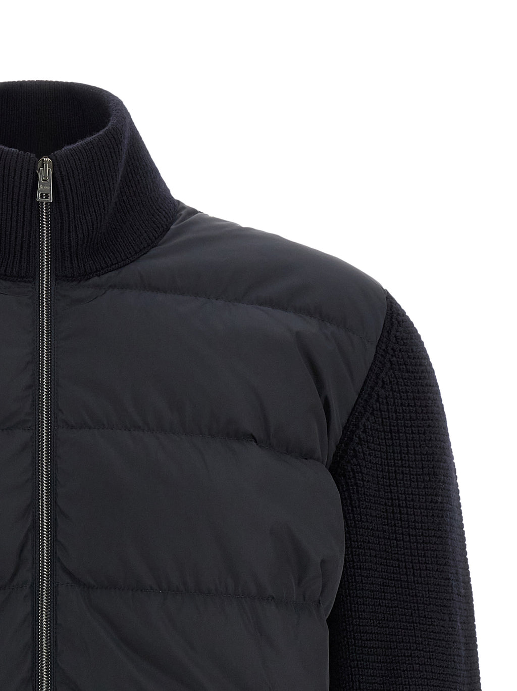 Blue Wool Hybrid Jacket