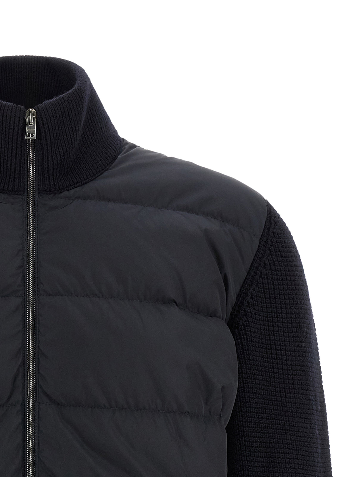 Blue Wool Hybrid Jacket