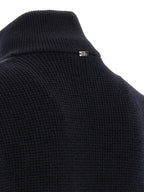 Blue Wool Hybrid Jacket