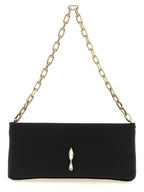 Maykimay Black Satin Clutch Bag