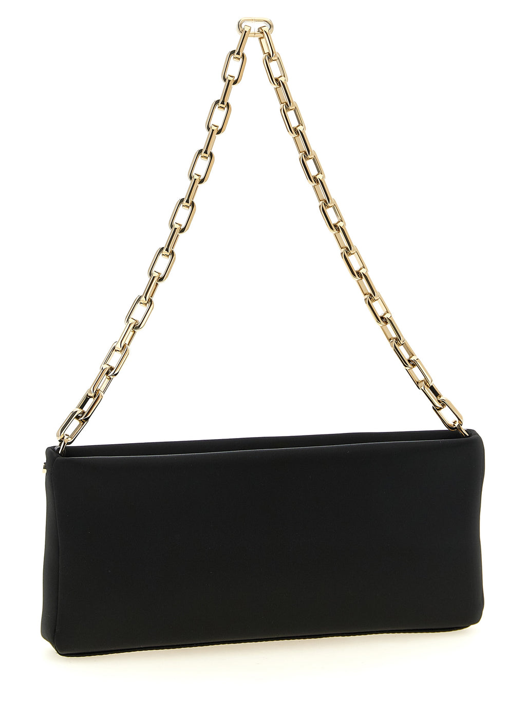 Maykimay Black Satin Clutch Bag