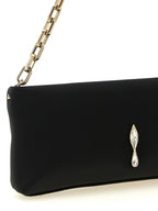 Maykimay Black Satin Clutch Bag