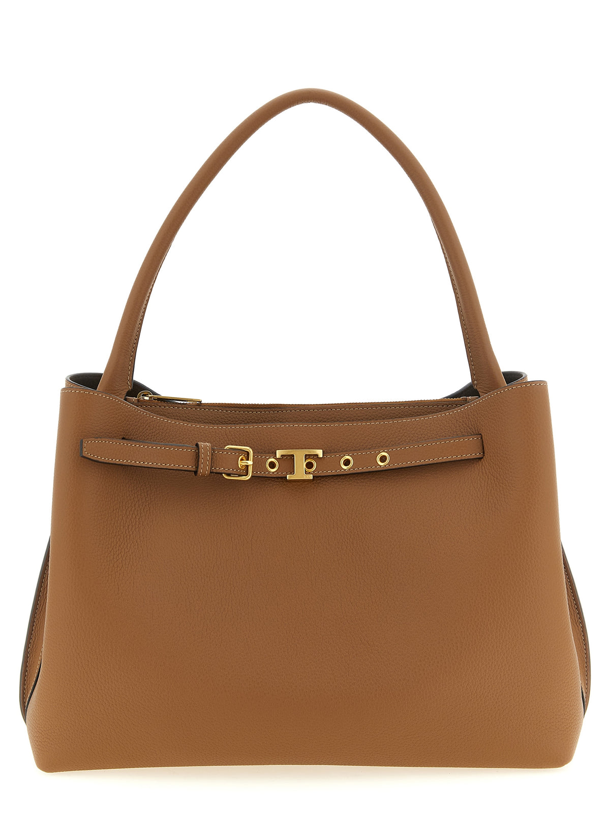 Hammered Calfskin Tim Top Handle Piccola Handbag