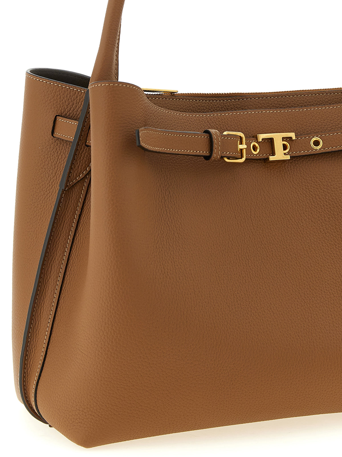 Hammered Calfskin Tim Top Handle Piccola Handbag